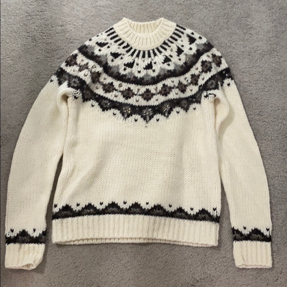 Loft off-white sweater